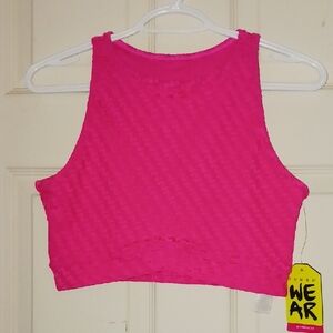 Zumba Fitness Vibrant Pink Crop Top